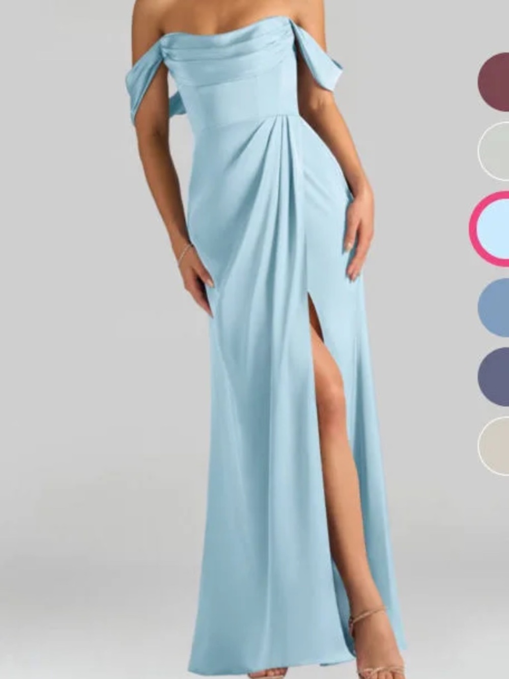 Azazie Johana Bridesmaid Dress and accessories
